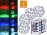 Submersible Led Lights with Remote Submersible Led Lights Multi Color Remote Controlled Submersible