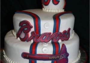 Sugar Baseball Cake Decorations Braves Having Cake and Eating It to Pinterest Brave Cakes