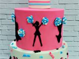 Sugar Baseball Cake Decorations Cheerleading Cake by My Sweeter Side Cakes I Want to Make