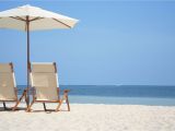 Sun Tanning Beach Chairs Beach Chair Beach Chairs and Umbrella On Tropical Beach Beach