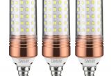Sunbeam Light Bulbs Yiizon 15w Led Candle Bulbs 6000k Daylight White 1200lm E12 Base