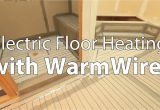 Suntouch Heated Floor Electric Floor Heating with Suntoucha Warmwirea Youtube