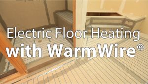 Suntouch Heated Floor System Electric Floor Heating with Suntoucha Warmwirea Youtube