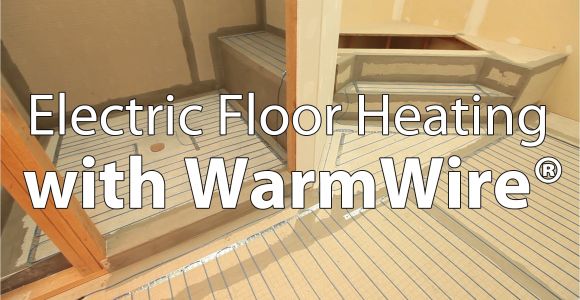 Suntouch Heated Floor System Electric Floor Heating with Suntoucha Warmwirea Youtube