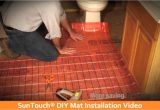 Suntouch Heated Floor System Suntouch Diy Installation Video Home Depot Youtube