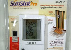 Suntouch Heated Floor System Suntouch Sunstat Pro original Programmable Floor Heating thermostat