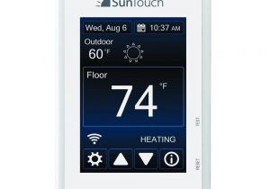 Suntouch Heated Floor thermostat Suntouch Floor Warming Sunstat Connect Wi Fi Programmable Floor