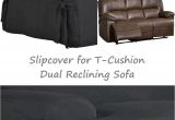 Sure Fit Dual Reclining sofa Slipcover Dual Reclining sofa Slipcover Modern Seat Covers