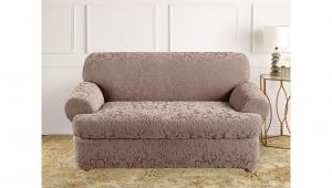 Sure Fit sofa Covers Kohls Sure Fit Stretch Jacquard Damask 2 Pc T Cushion sofa Slipcover