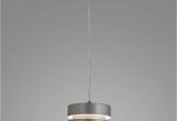 Swag Lamps that Plug Into Wall Macchione Modern Hanging Pendant Light Brushed Nickel Steel Linea