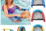 Swimming Pool Blow Up Chairs 2018 Float Chair Big Buoyancy Foam Stick Swimming Pool Sling Mesh