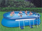 Swimming Pool Blow Up Chairs Amazon Com Intex 18ft X 10ft X 42in Oval Frame Pool Set with