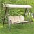 Swing Chairs for Outdoors Hampton Bay Cunningham 3 Person Metal Outdoor Swing with Canopy
