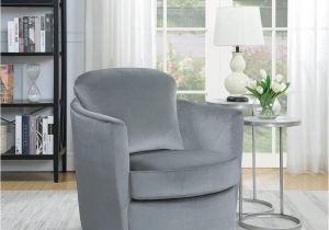 Swivel Accent Chair for Living Room Casual Grey Swivel Accent Chair