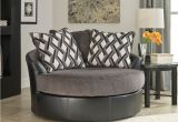 Swivel Accent Chair for Living Room Kumasi Smoke Oversized Swivel Accent Chair