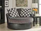 Swivel Accent Chair for Living Room Kumasi Smoke Oversized Swivel Accent Chair