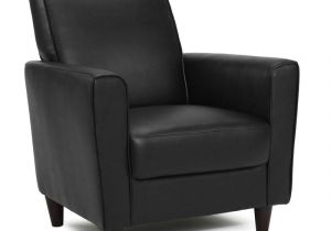 Syncro Faux Leather Swivel Accent Chair Black Faux Leather Accent Chair Mid Century Modern Style