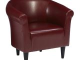 Syncro Faux Leather Swivel Accent Chair Modern Merlot Accent Club Chair Living Room Den Bedroom