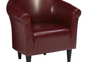 Syncro Faux Leather Swivel Accent Chair Modern Merlot Accent Club Chair Living Room Den Bedroom