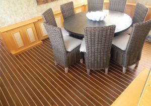 Synthetic Teak and Holly Flooring Interior Boat Flooring