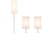 Table Lamps at Home Depot Hampton Bay 60 In 9 5 Watt Bronze Base Led Bulbs Included Paper