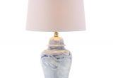 Table Lamps at Home Depot Jonathan Y Wallace 26 In H Ceramic Table Lamp Blue White Ceramic