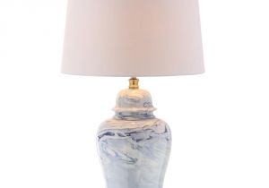 Table Lamps at Home Depot Jonathan Y Wallace 26 In H Ceramic Table Lamp Blue White Ceramic