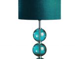 Table Lamps at Homegoods Store Premier Housewares Mistro Teal Table Lamp with 3 Glass Balls Chrome