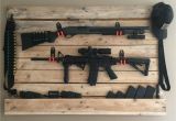 Tactical Gun Rack for Wall Pallet Gun Rack Puppyzolt Pinterest Guns Pallets and Weapons