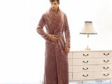 Tall Womens Robes Floor Length Men and Women Ultra Long Ultra Thick Coral Fleece Flannel Full