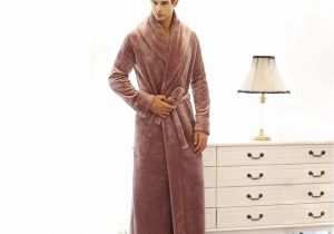 Tall Womens Robes Floor Length Men and Women Ultra Long Ultra Thick Coral Fleece Flannel Full