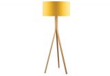 Tall Yellow Floor Lamp Lamp Vintage Gold Plated Wooden Floor Lamp for Sale at Pamono Wood