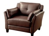 Tan Faux Leather Accent Chair Furniture Of America tonia Faux Leather Accent Chair In