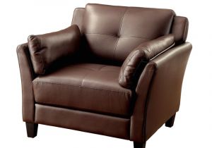 Tan Faux Leather Accent Chair Furniture Of America tonia Faux Leather Accent Chair In