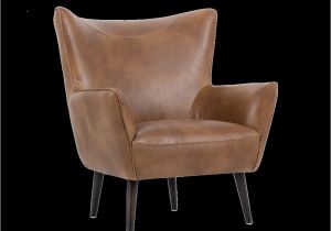 Tan Faux Leather Accent Chair Lute Tan Leather Accent Chair Bright Modern Furniture
