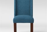 Target Armless Side Chairs Lowell Modified Wingback Dining Chair Navy Blue Fully assembled
