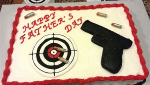 Target Edible Cake Decorations Gun Cake Gun is A Sugar Cookie Decorated with Royal Icing Target