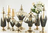 Tea Light Urns Peandim Elegant Bronze Candle Holders Home Decorations Candle