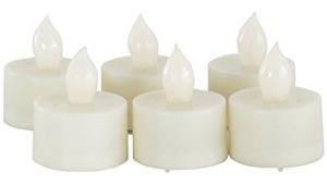 Tea Lights with Timers Candle Choice Set Of 6 Flameless Tealights Tea Lights with Timer