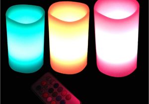 Tea Lights with Timers New 3pcs Led Flameless Candle Lamp Color Changing Candle Light with