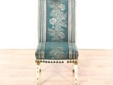 Teal and Green Accent Chair Teal Green Floral Upholstered Accent Chair 2