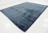 Teal Blue Furry Rug Navy Blue 305cm X 395cm Luxe solid Shag Rug area Rugs Irugs