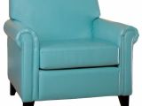Teal Blue Leather Accent Chair Canton Teal Blue Leather Club Chair Furniture Living