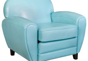 Teal Blue Leather Accent Chair Hayley Blue Leather Cigar Club Chair Midcentury