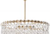 Teardrop Light Fixture Two Bakalowits Chandeliers Crystal Glass and Gilt Brass Austria