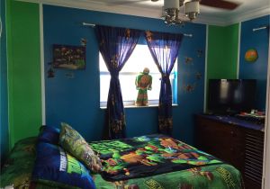 Teenage Mutant Ninja Turtle Bedroom Furniture Tmnt Room Jordel Blue and Green Room Home Decor Ideas