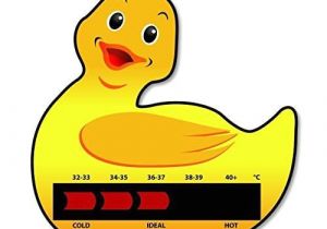 Temperature Baby Bathtub Duck Baby Bath thermometer Card with New Moving Line