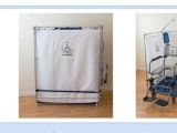 Temporary Shower Stall Portable Wheelchair Showers for the Disabled Alternative to Walk In