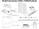 Temtex Fireplace Tfc36-2 Electric Fireplace Vcef33 Vcef33 the Cozy Cabin Stove