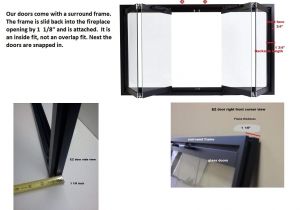 Temtex Fireplace Tlc36 2 Amazon Com Temco Bi Fold Glass Fireplace Door Easy to Install